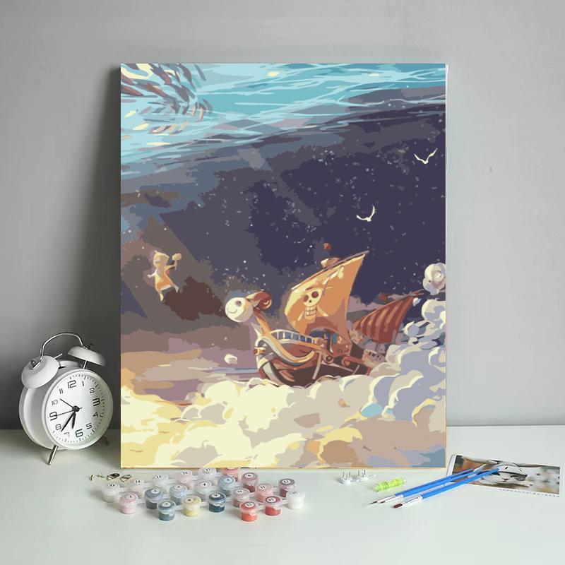 Pirate Ship Adventure - 40x50 cm paint by numbers kit