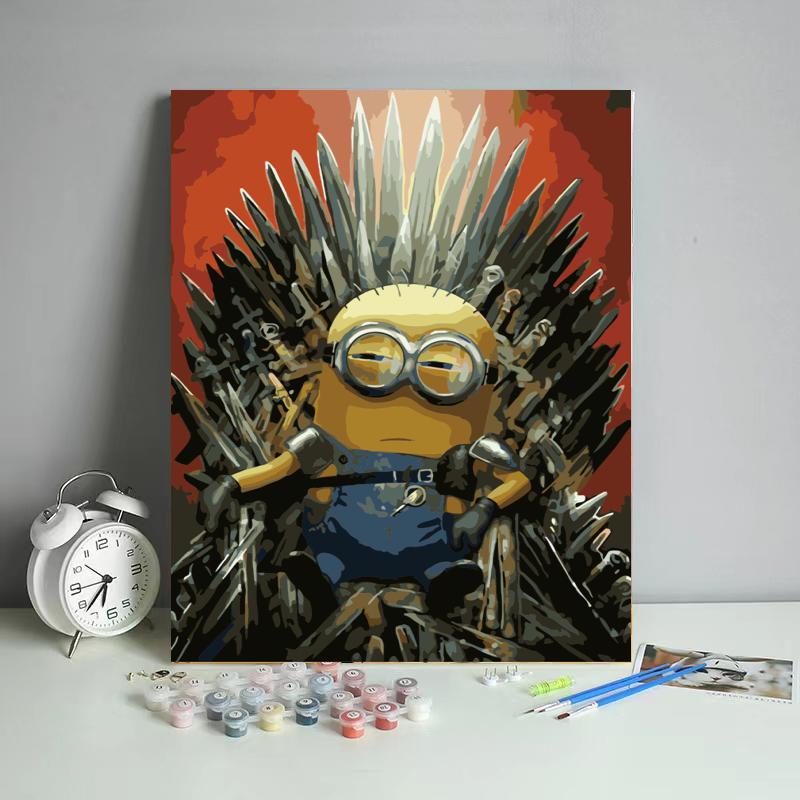 Tiny King of Swords - 40x50 cm paint by numbers kit