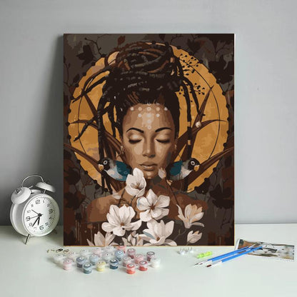 Moonlit Blossom - 40x50 cm paint by numbers kit