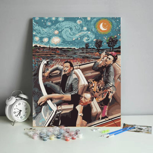 Surreal Road Trip - 40x50 cm paint by numbers kit