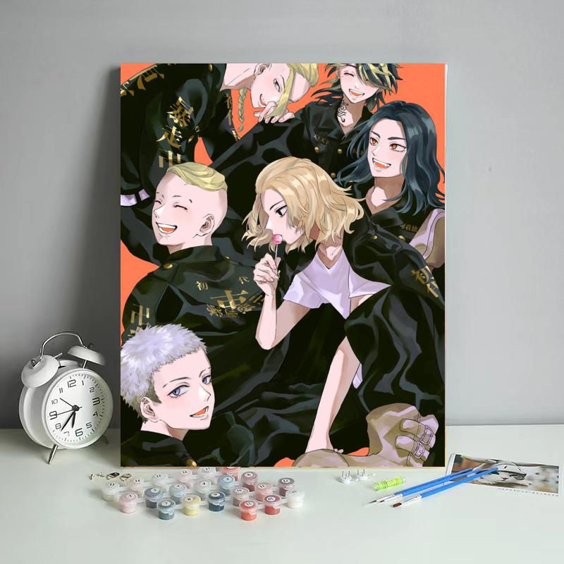 Street Gang Friends - 40x50 cm paint by numbers kit