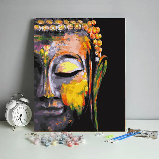 Colorful Buddha Serenity - 40x50 cm paint by numbers kit