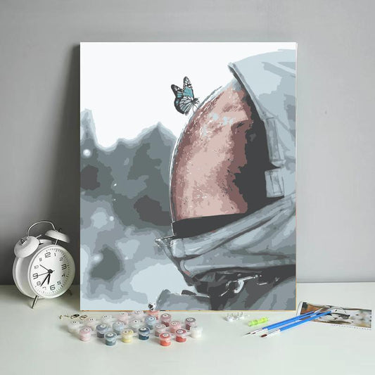 Butterfly on Mars - 40x50 cm paint by numbers kit