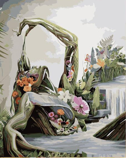 Floral Forest Spirit - 40x50 cm paint by numbers kit