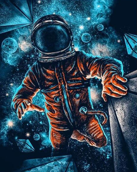 Cosmic Explorer - 40x50 cm paint by numbers kit