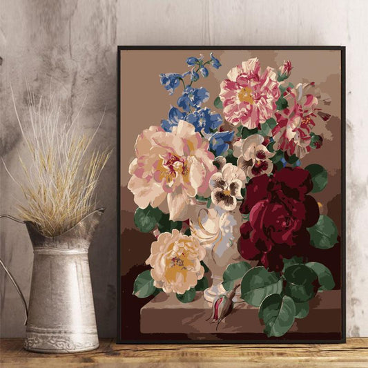 Vintage Garden Bouquet - 40x50 cm paint by numbers kit