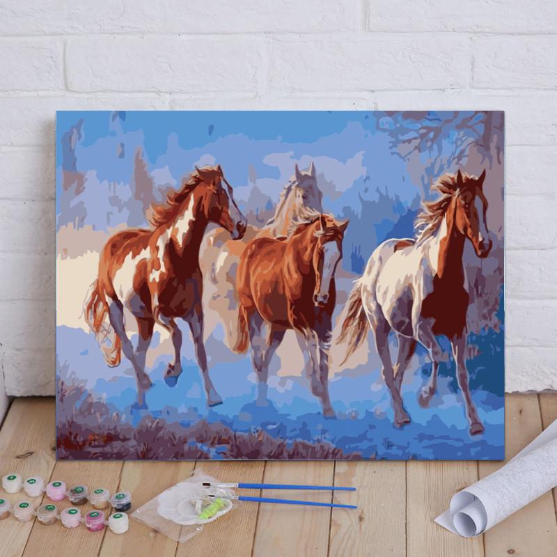 Running Wild Horses - 40x50 cm paint by numbers kit