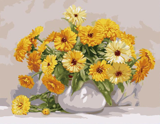 Golden Bloom Serenity