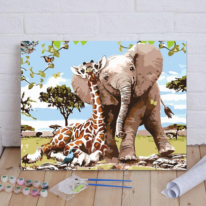 Savanna Friends - 40x50 cm paint by numbers kit
