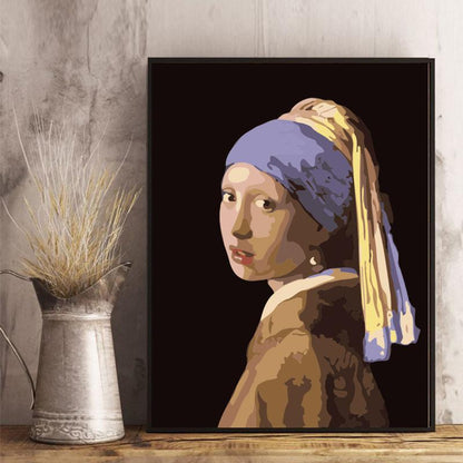 Girl with a Pearl Earring - 40x50 cm paint by numbers kit