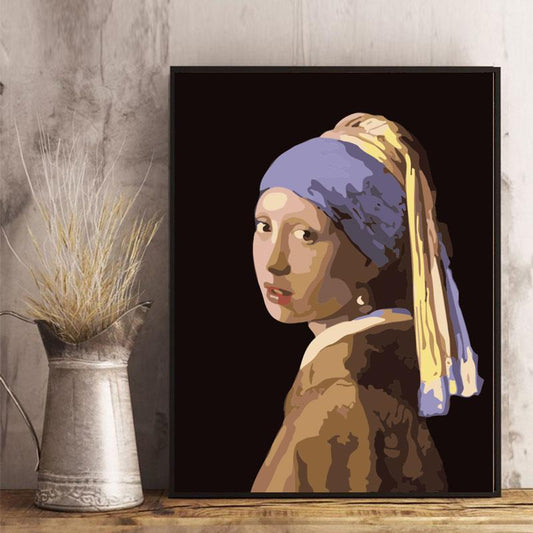 Girl with a Pearl Earring - 40x50 cm paint by numbers kit