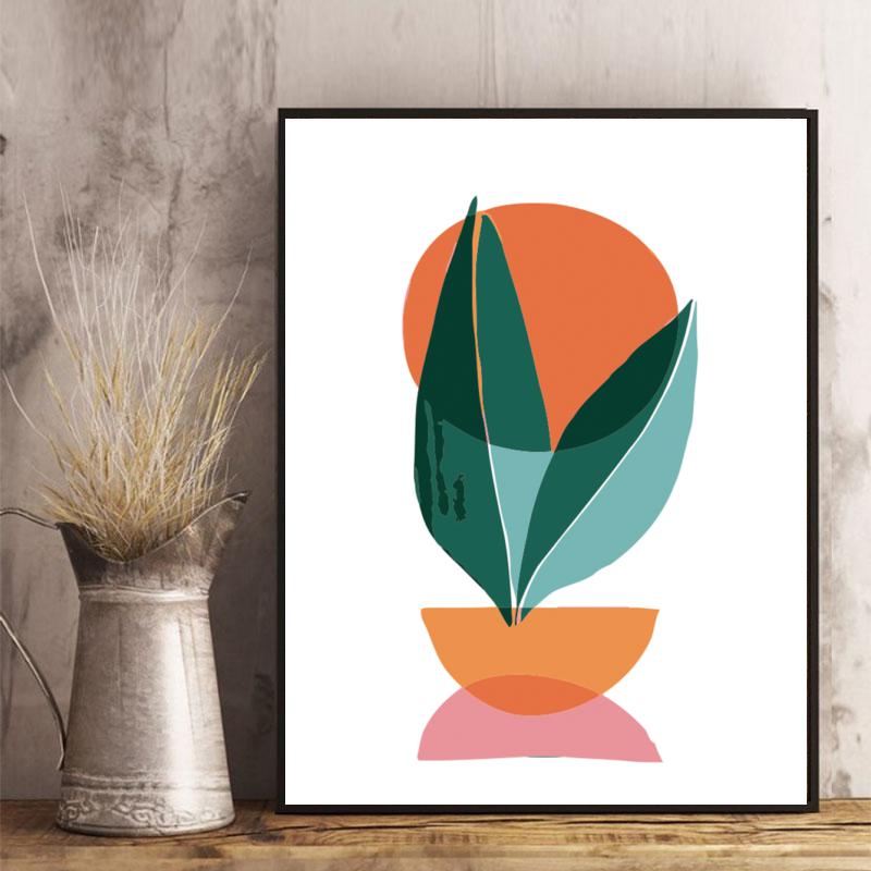 Modern Botanical Balance - 40x50 cm paint by numbers kit