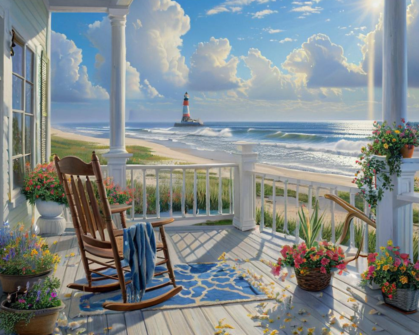 Seaside Porch Morning