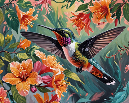 Hummingbird Lily Flight