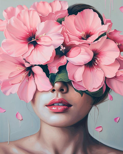 Blush Blossom Veil