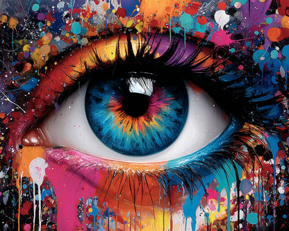Vivid Abstract Eye