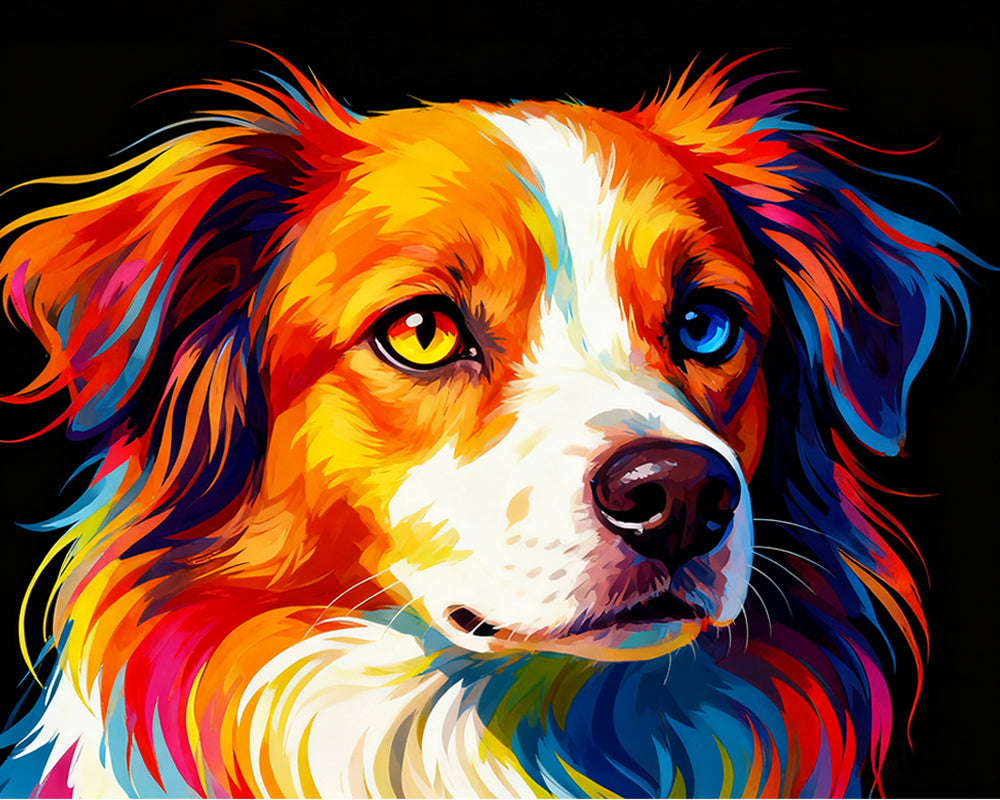 Spectrum Pup Portrait