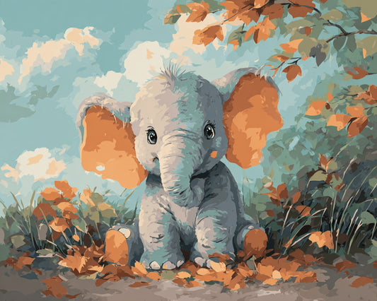 Little Autumn Elephant