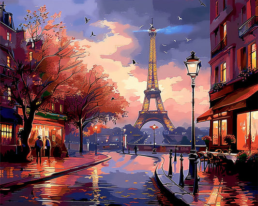 Paris Evening Glow