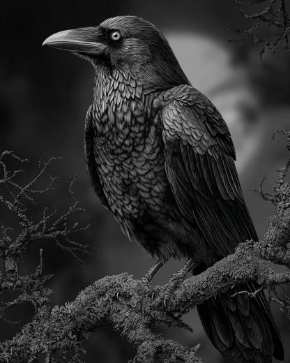 Moonlit Raven Watch