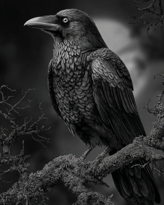 Moonlit Raven Watch