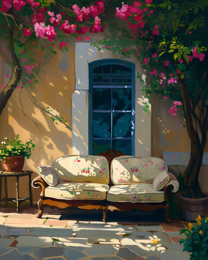 Sunny Courtyard Sofa - 40x50 cm