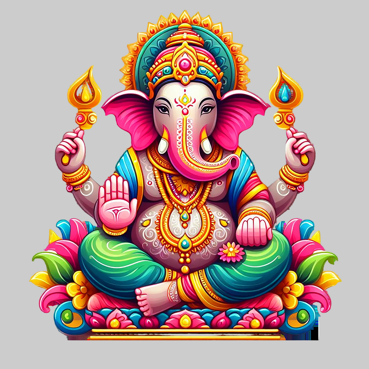 Vibrant Lord Ganesha