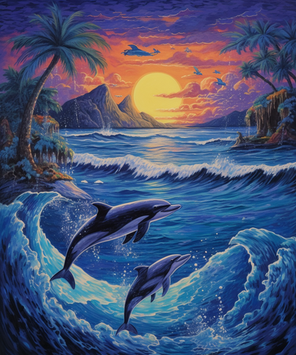 Dolphin Sunset Lagoon