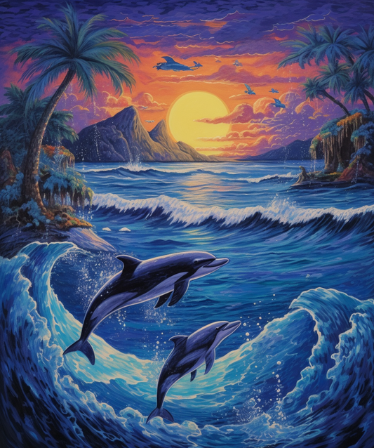 Dolphin Sunset Lagoon