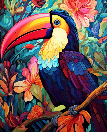 Tropical Toucan Bloom