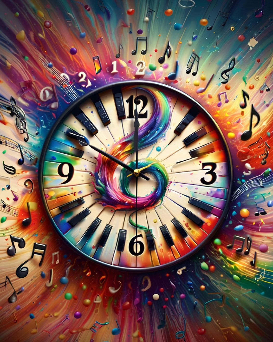 Musical Color Clock