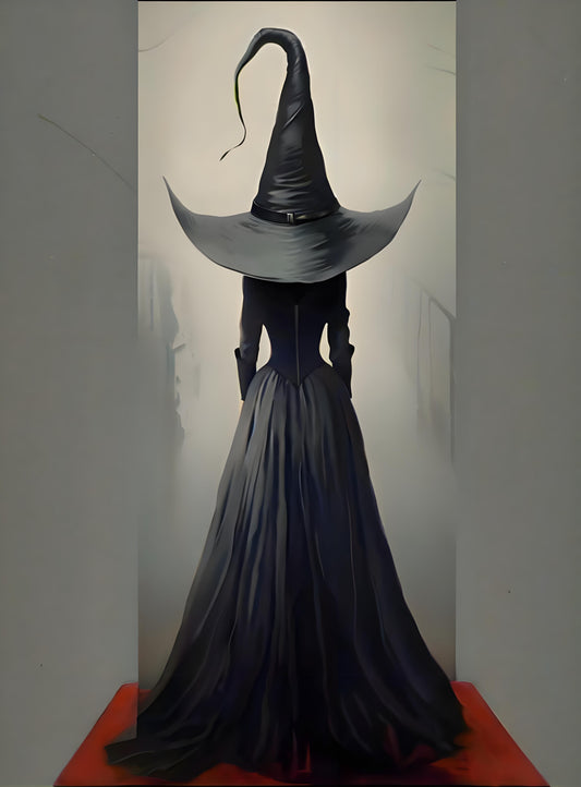 Midnight Witch Silhouette