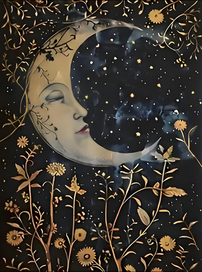Moonlit Floral Dream
