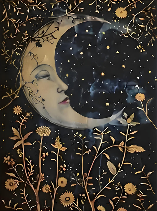 Moonlit Floral Dream