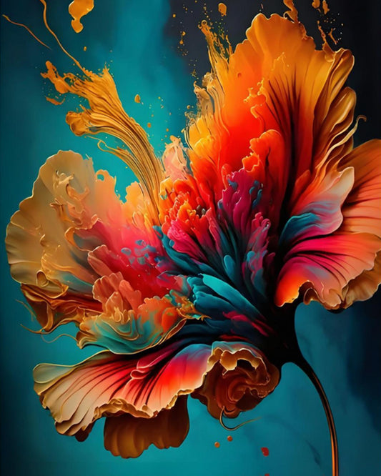 Molten Bloom - 40x50 cm