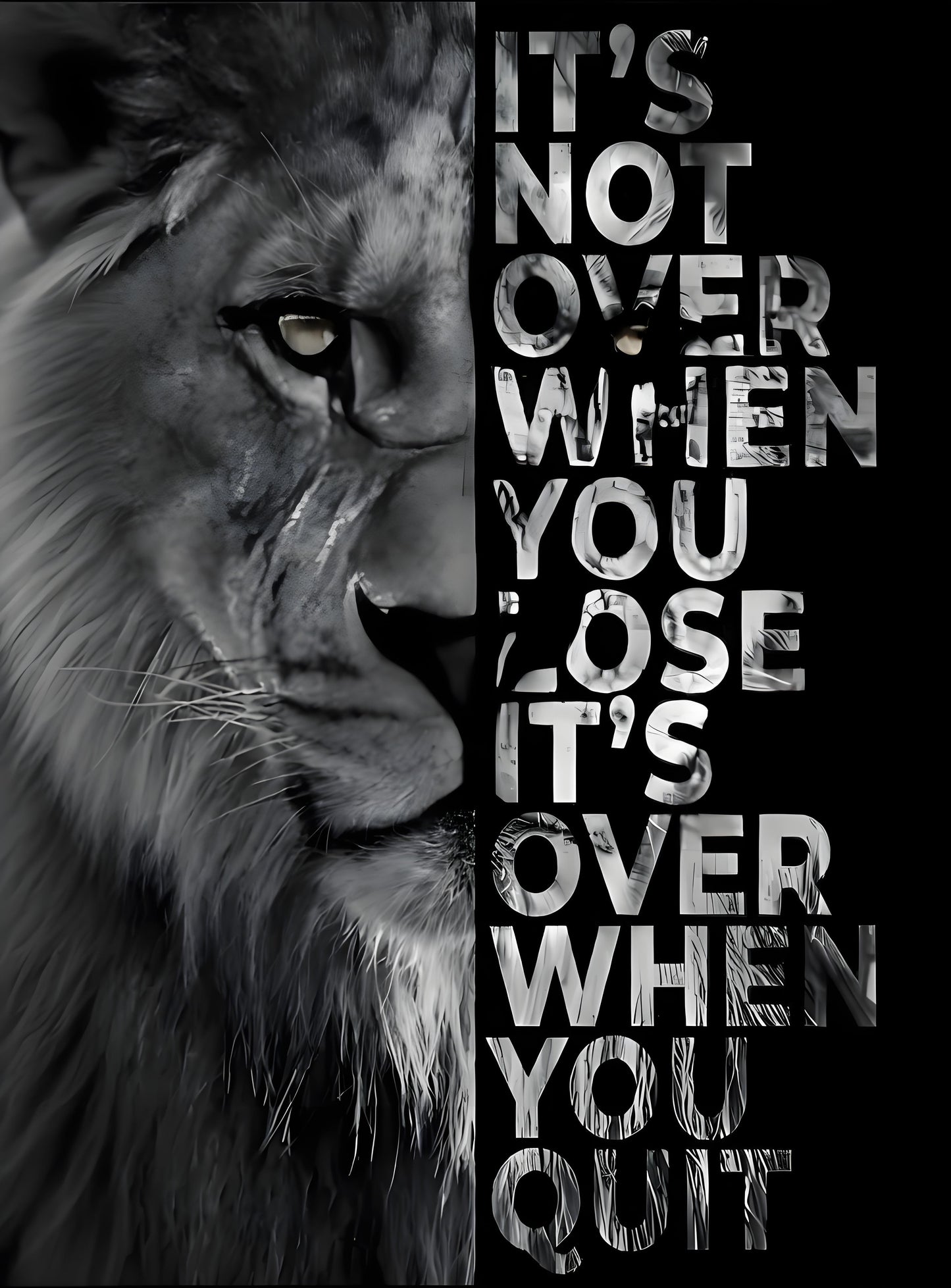 Motivational Lion Quote