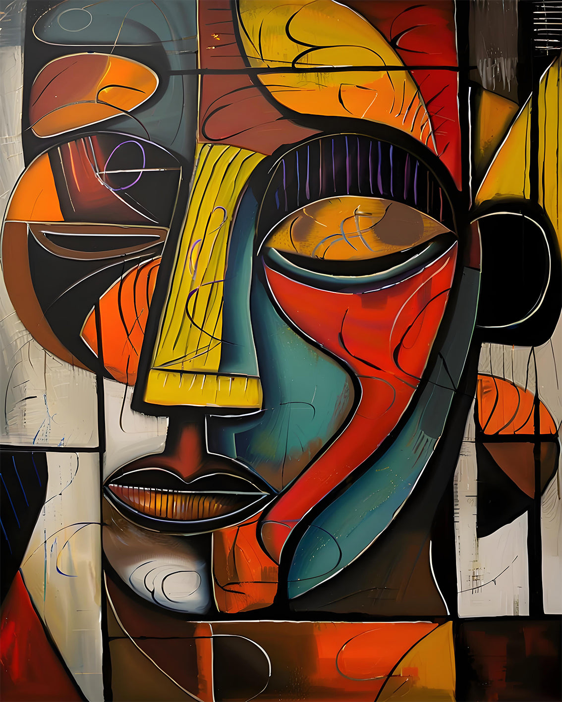 Cubist Face Rhythm