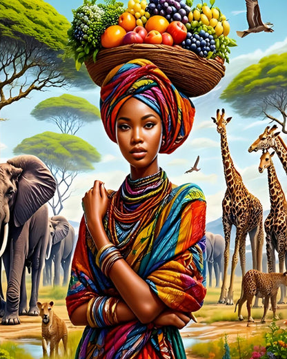 African Harvest - 40x50 cm