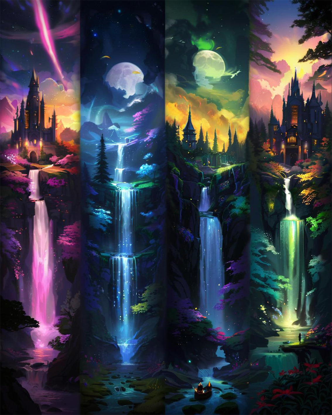 Fantasy Waterfall Kingdom