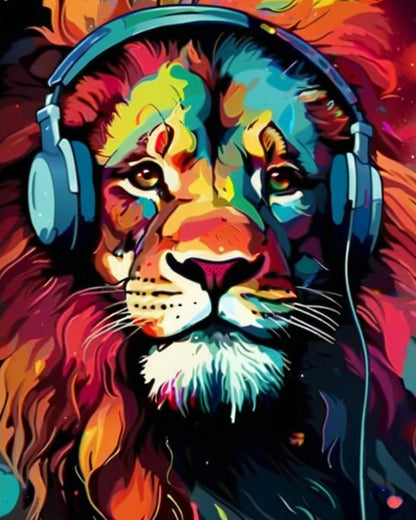 Headphone King Lion