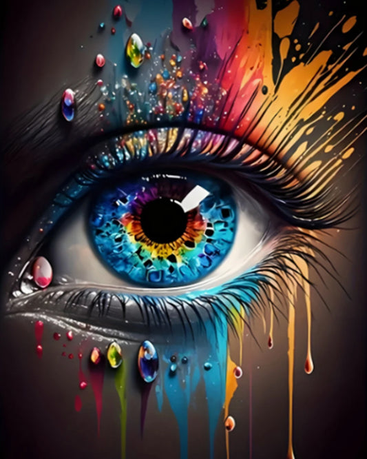 Prism Drip Eye - 40x50 cm