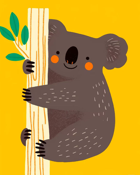 Sunny Koala Hug - 40x50 cm