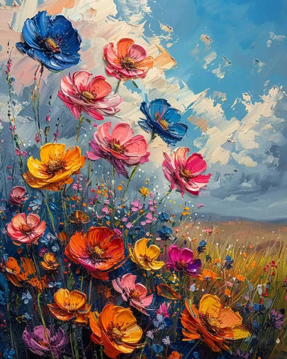 Wildflower Meadow Sky - 40x50 cm