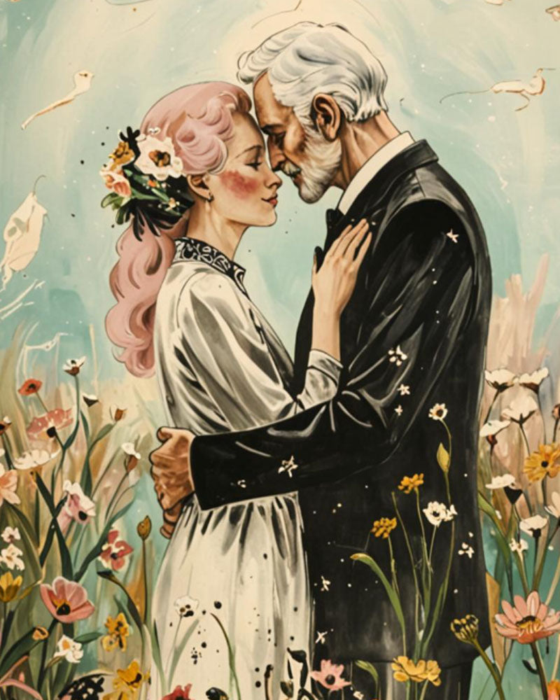 Timeless Garden Couple - 40x50 cm