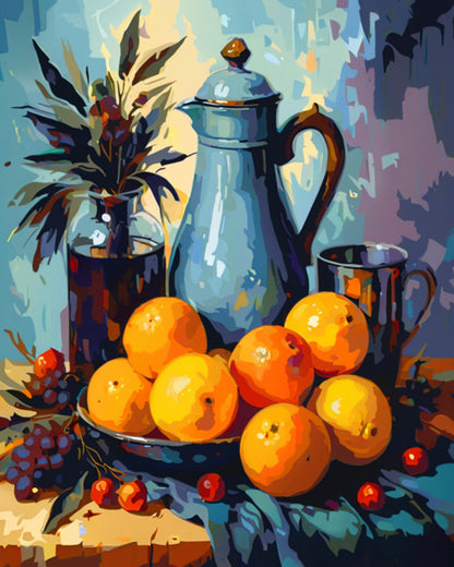 Citrus Still Life - 40x50 cm