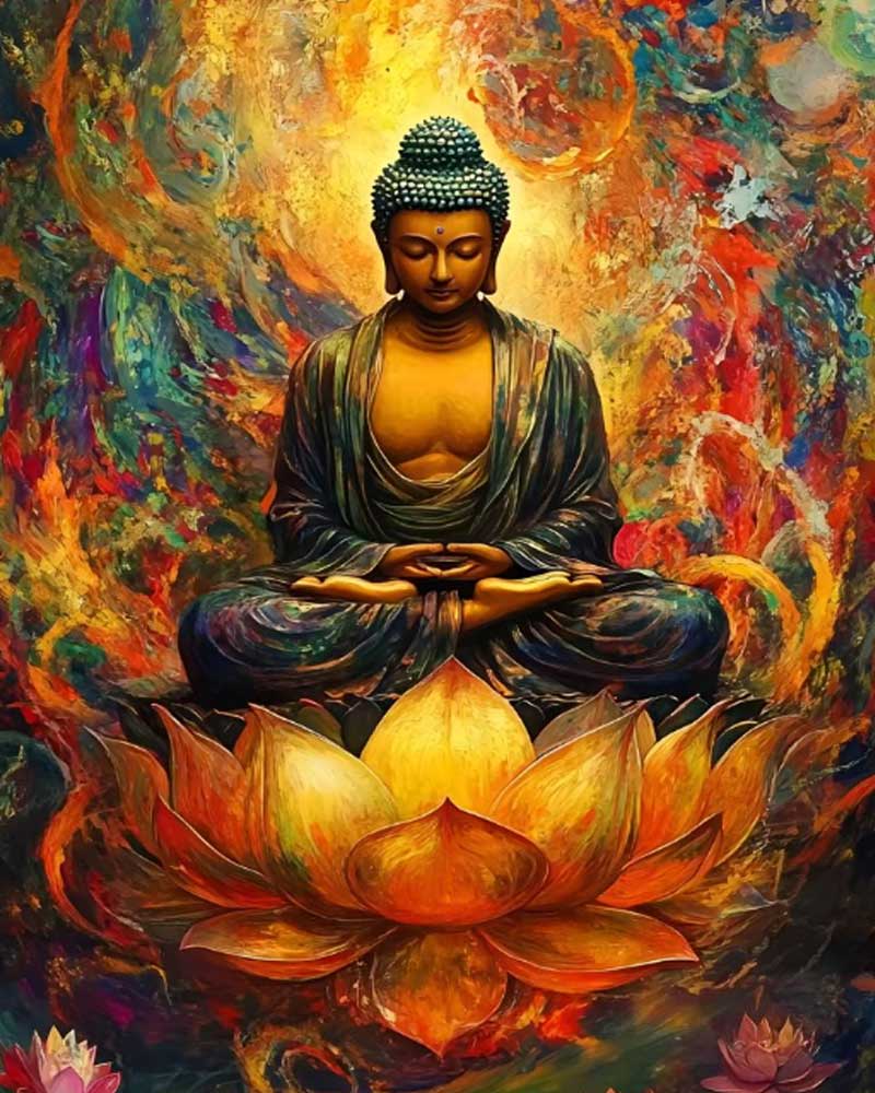 Radiant Lotus Buddha