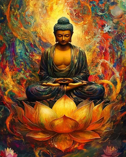 Radiant Lotus Buddha