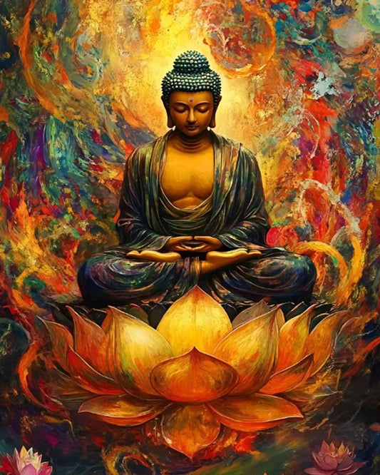 Radiant Lotus Buddha