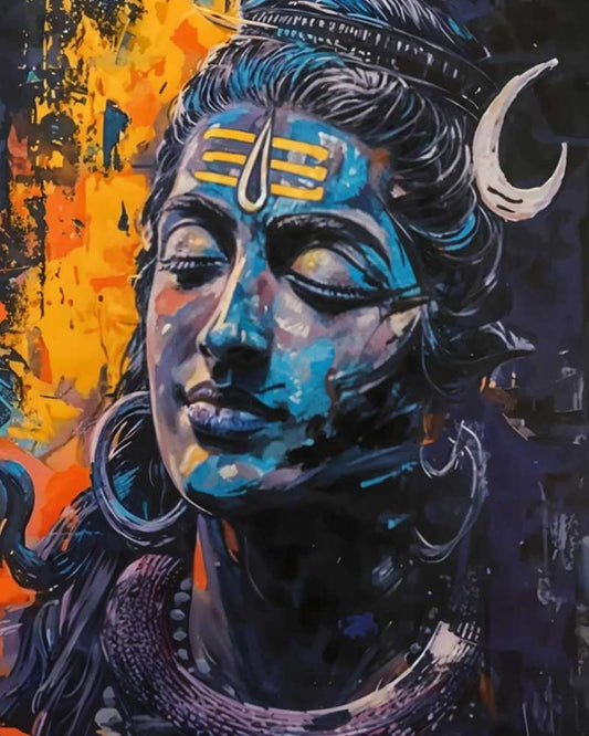 Celestial Shiva Portrait